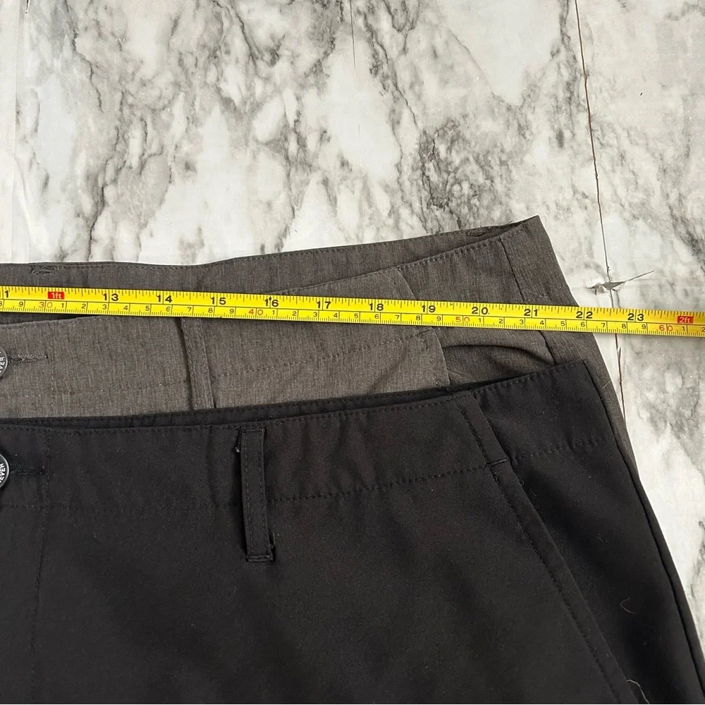 Dixxon | men’s size 44 performance golf shorts lot of 2 shorts black and gray - Picture 14 of 14